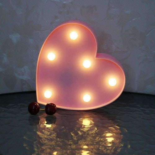 AMZER Creative Heart Shape Warm White LED Decoration Light, Party