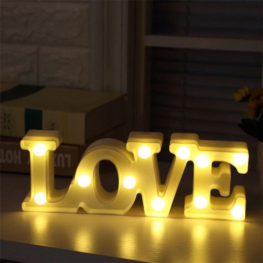 Big LOVE Alphabet Lights Romantic wedding party