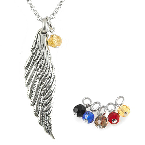 Light Angel Wing Necklace (Multiple Options)